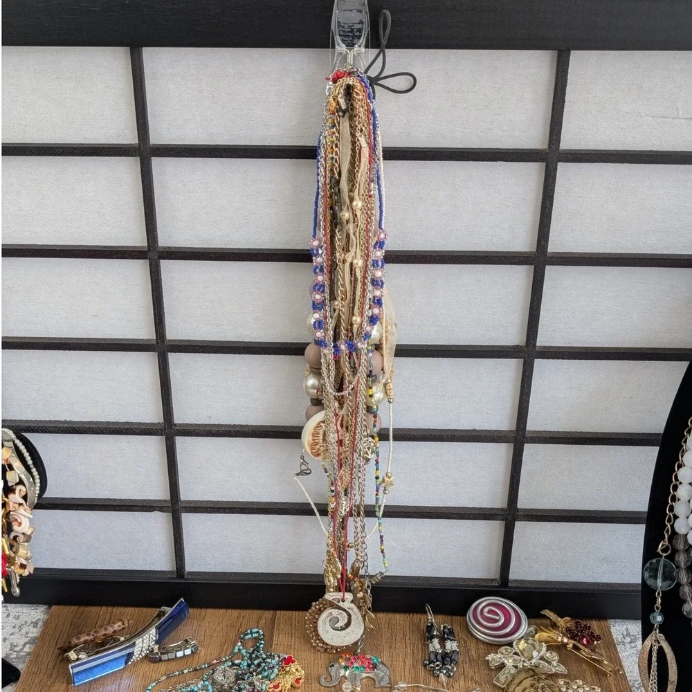 3lb Mixed Jewelry Lot Bulk Necklaces Earrings Bracelets Boho Statement Crafting